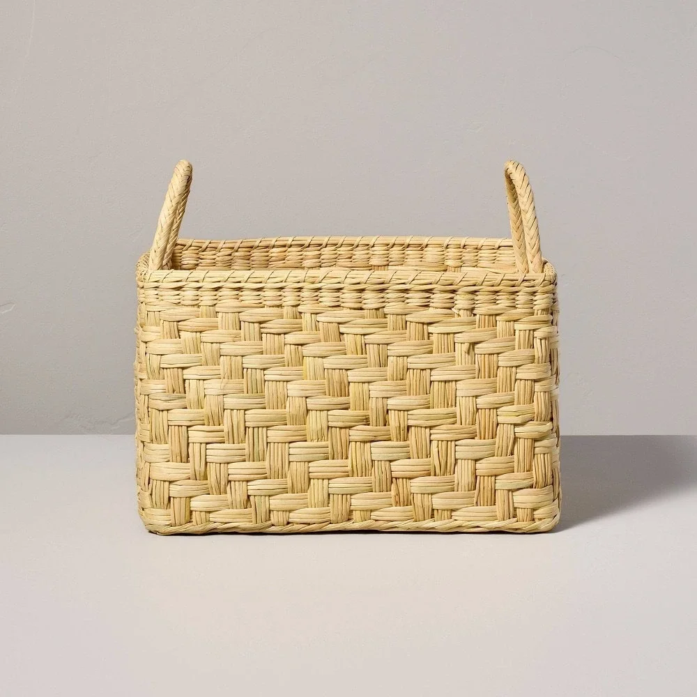 Small Rectangular Woven Storage Basket - Hearth & Hand Magnolia, Target
